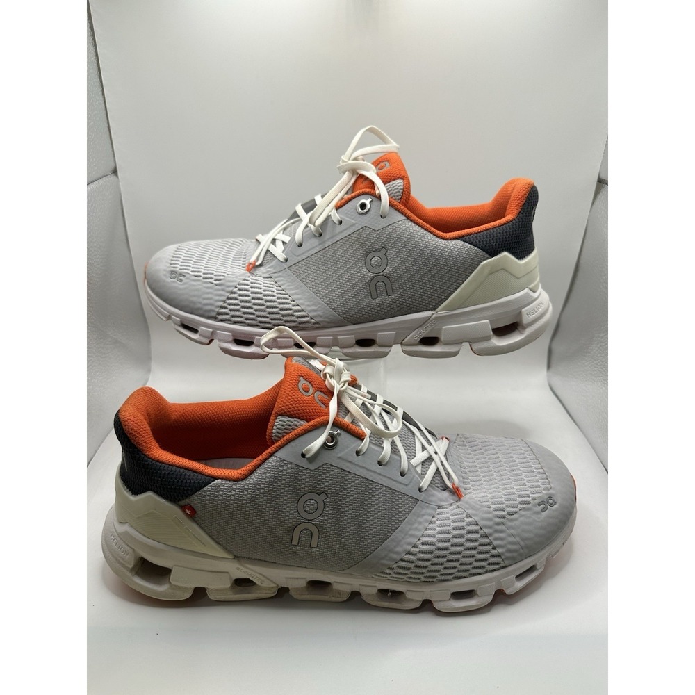 On Running Men's Cloudflyer Glacier And Flame Men's 8.5
